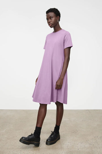 Kowtow | Classic A-Line Tee Dress - Lavender