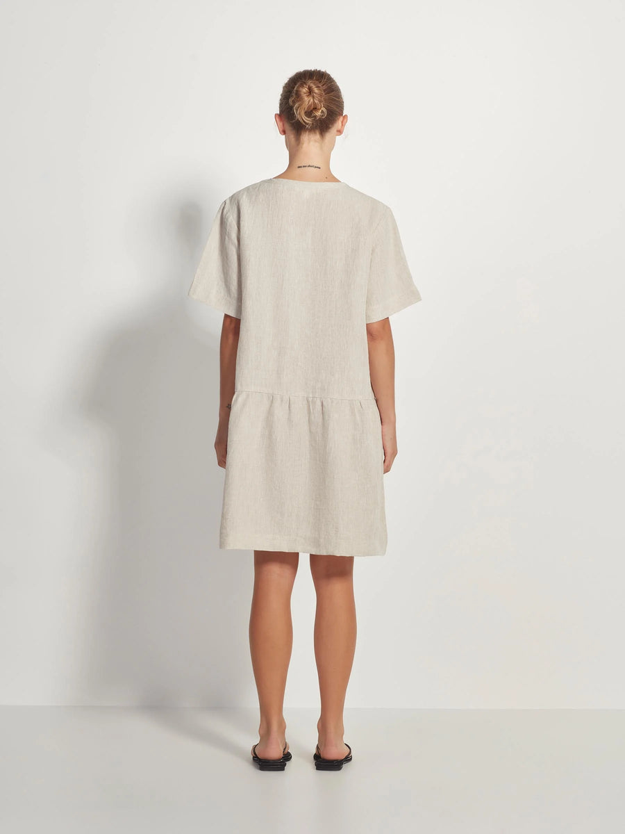 Juliette Hogan | Hayley Dress - Vintage Linen Beige