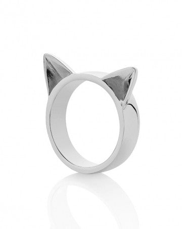 Meadowlark Cats Ear Ring in Silver