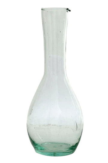 Moroccan Clear Glass Bottle