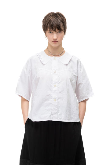 NOM*D | Crest Shirt - White
