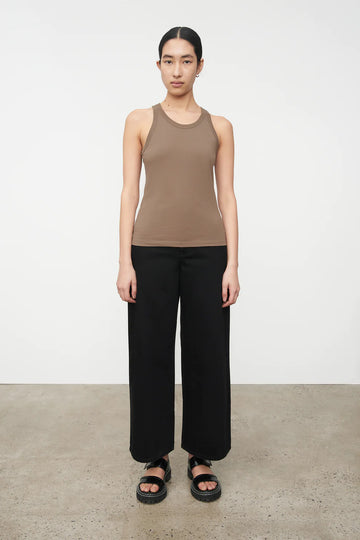 Kowtow | Racer Back Singlet - Taupe