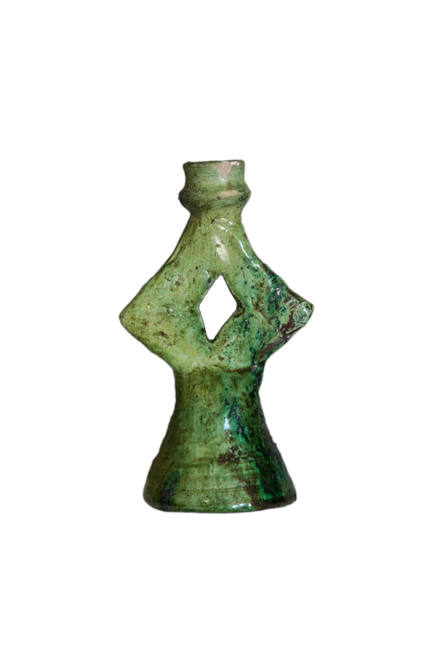 Moroccan Green Ornament Candle Holder