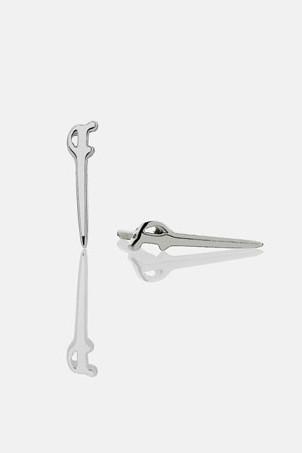 Meadowlark | Dagger Stud Earrings in Silver