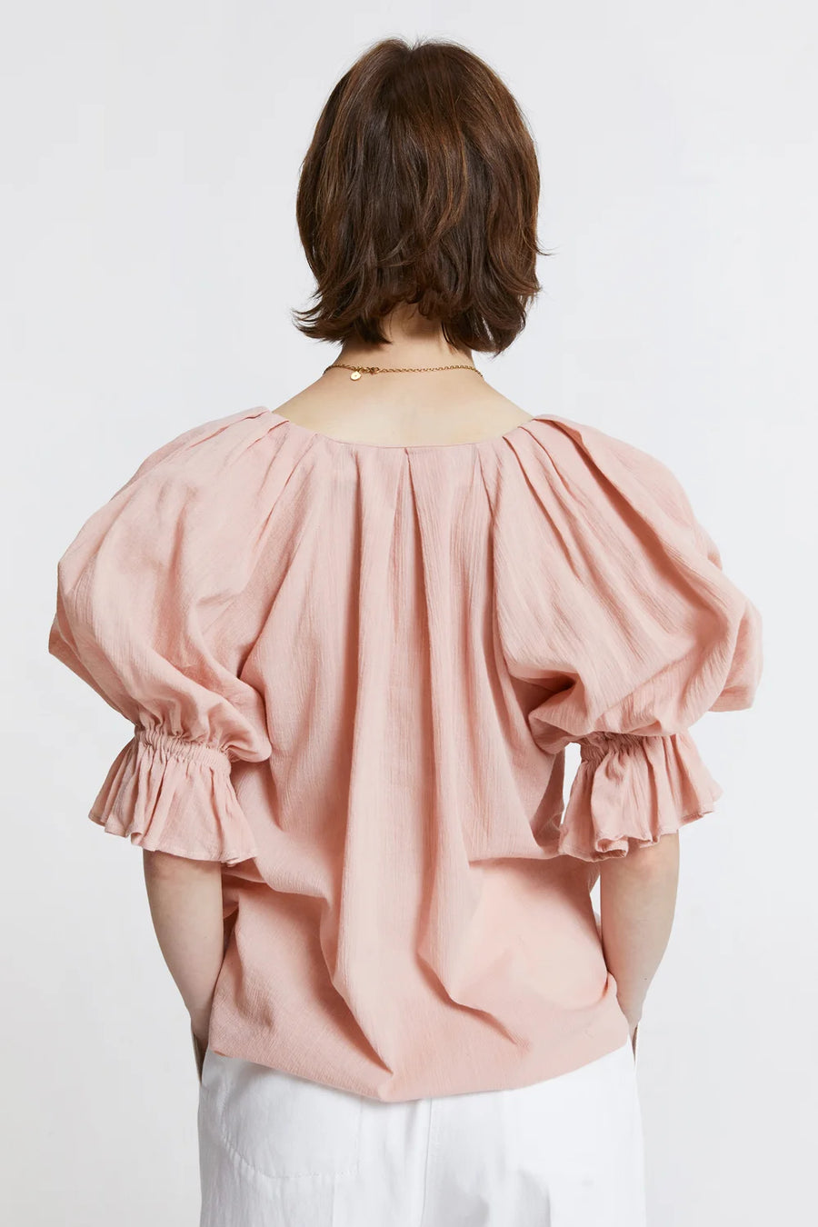 Karen Walker | Organic Cotton Diurnal Top - Dusty Pink
