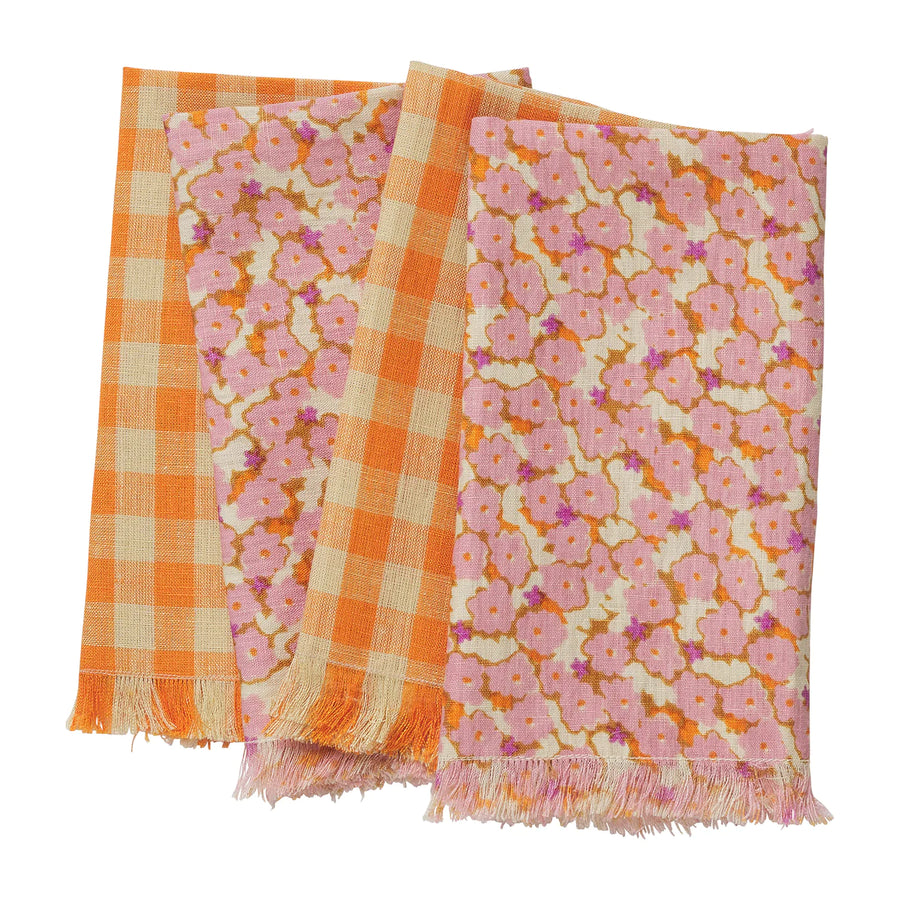 Sage and Clare | Wembley Napkin Set - Persimmon