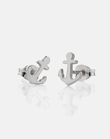 meadowlark anchor stud earrings