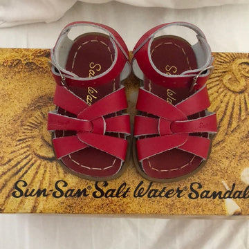 Salt Water Sandals in Red Original Infant/Toddler
