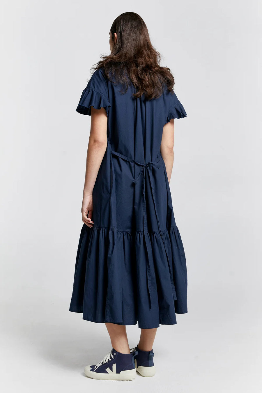 Karen Walker | Retreat Organic Cotton Dress - Navy