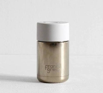 Frank Green | Ceramic Reusable Cup (295ml) - Gold/Cloud